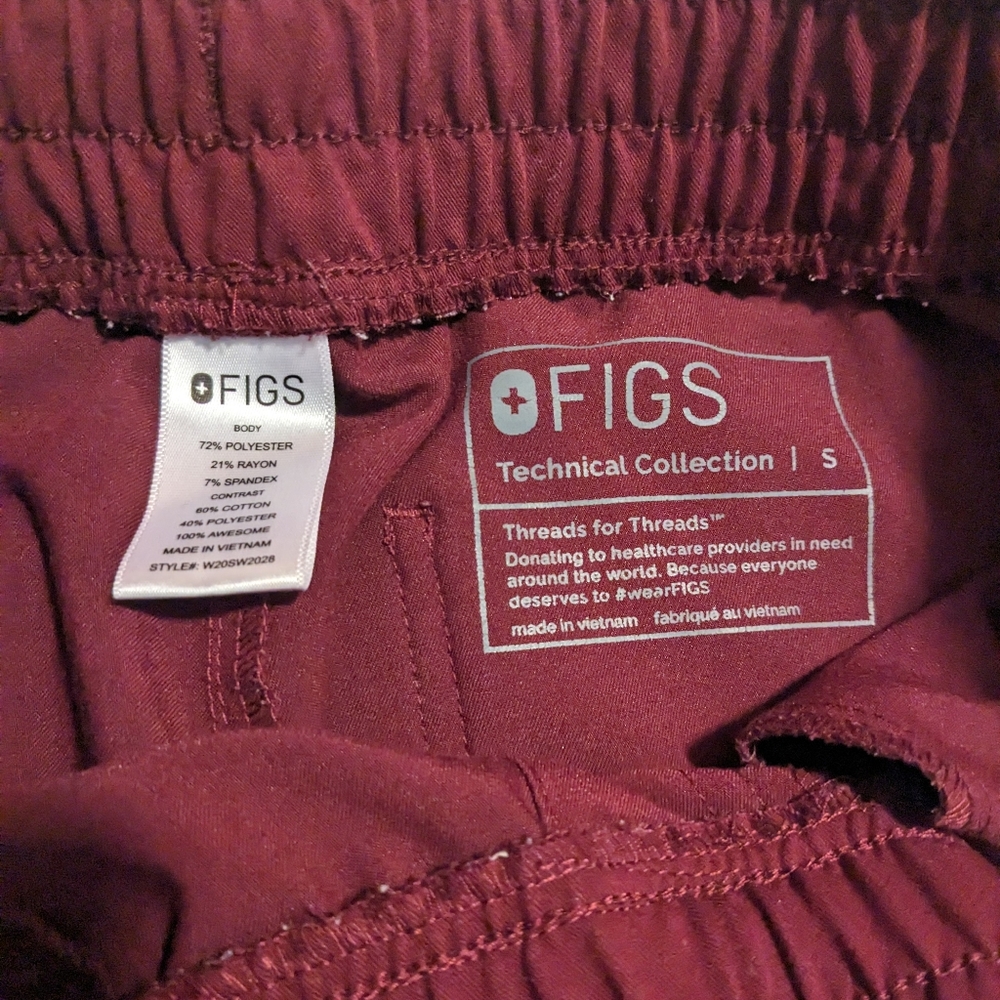 Figs high waisted joggers